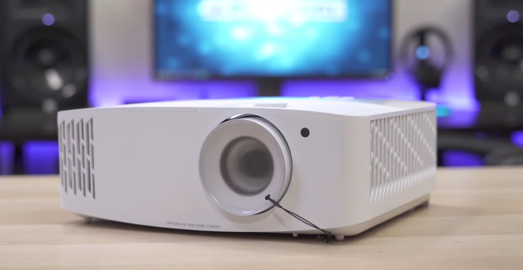 Optoma UHD50X 240Hz Gaming Projector Front - Gamers Reviewed