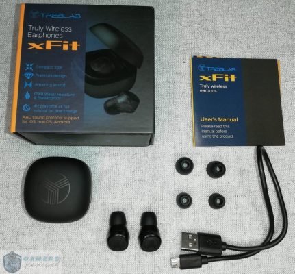 TREBLAB xFit - What's in the box - Gamers Reviewed